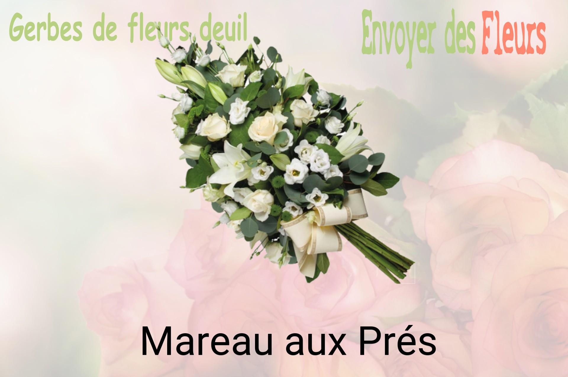 Gerbe de fleurs de deuil livrée à Mareau-aux-Prés